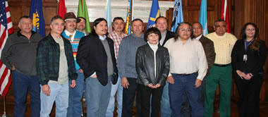 Governor Schweitzer & Northern Cheyenne delegation